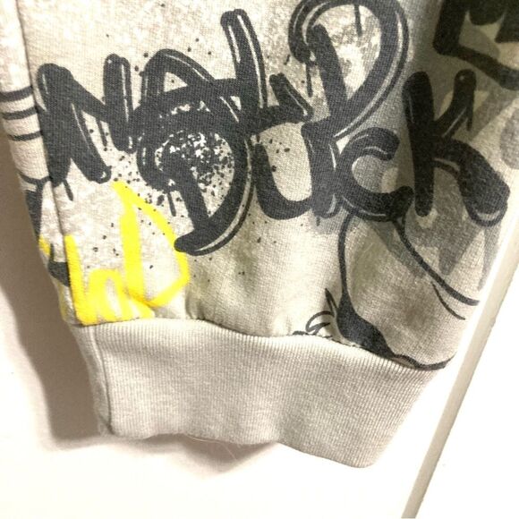 DISNEY PARKS Donald Duck Graffiti Art Pajama Lounge Sweatpants Pants Mens Large - Picture 9 of 16